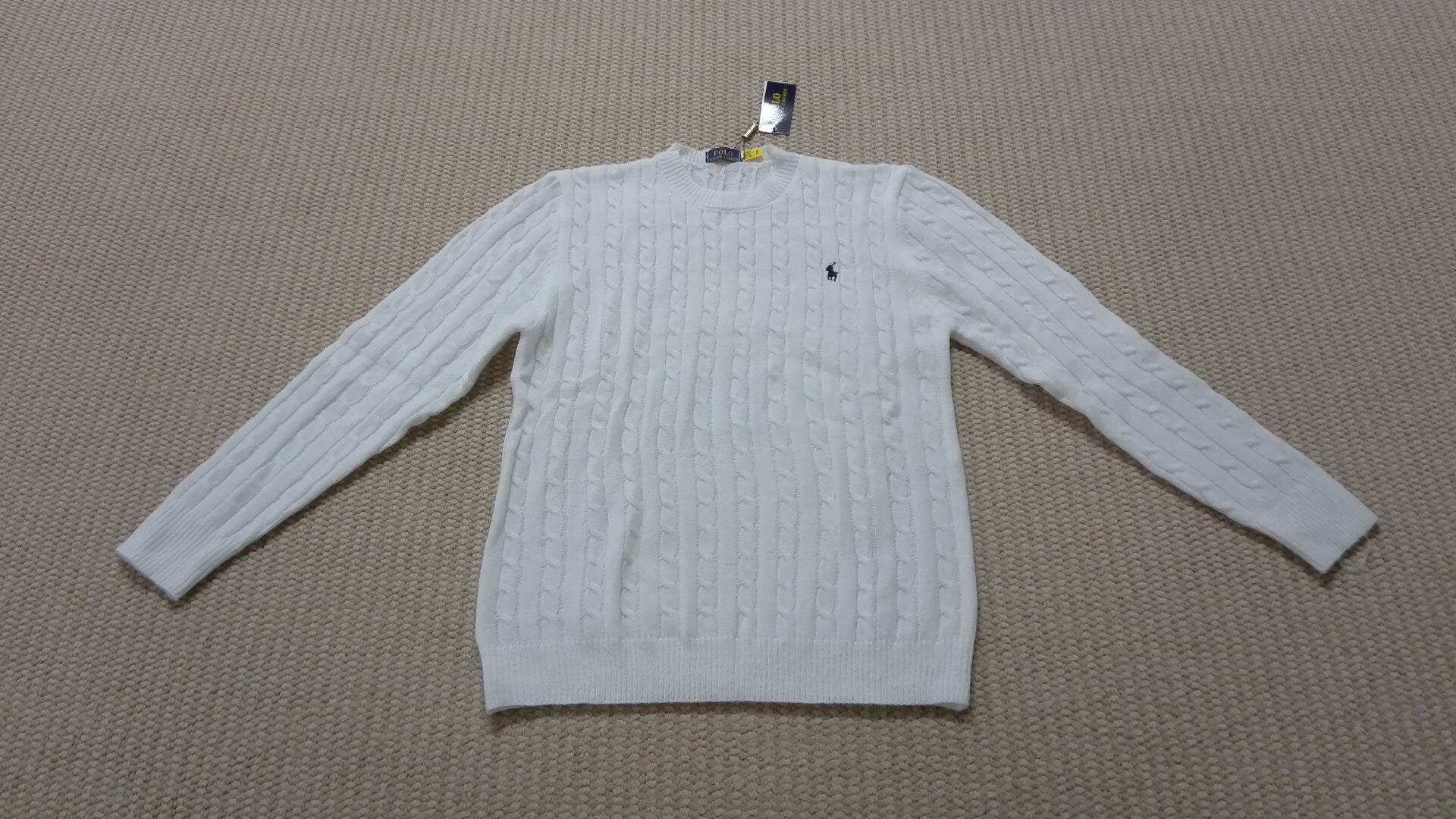 Polo Ralph Lauren Baltas  Megztinis
